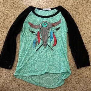 WB Atlas adult Small 3/4 lace sleeve